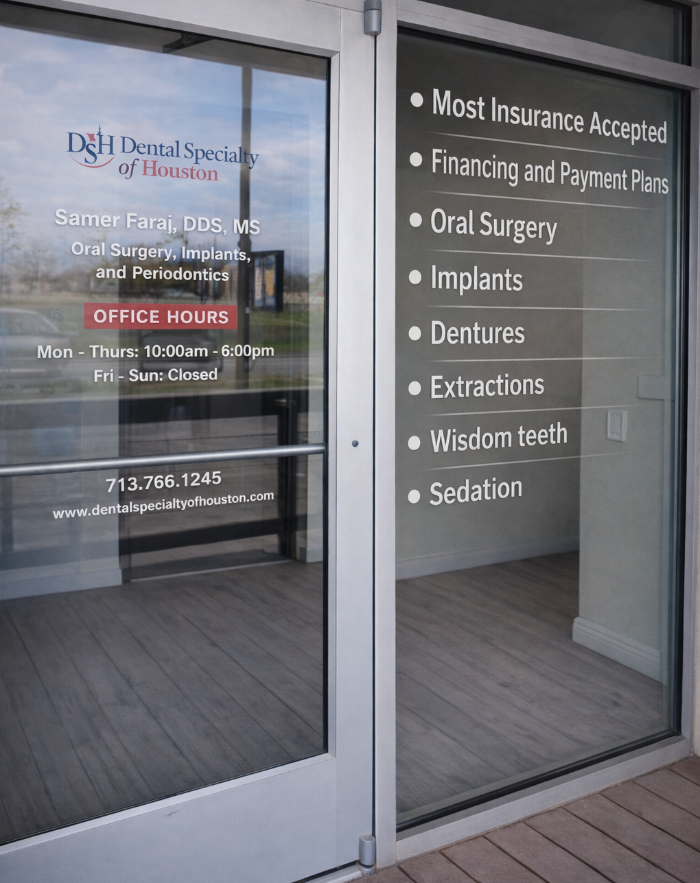 Dental practice interior